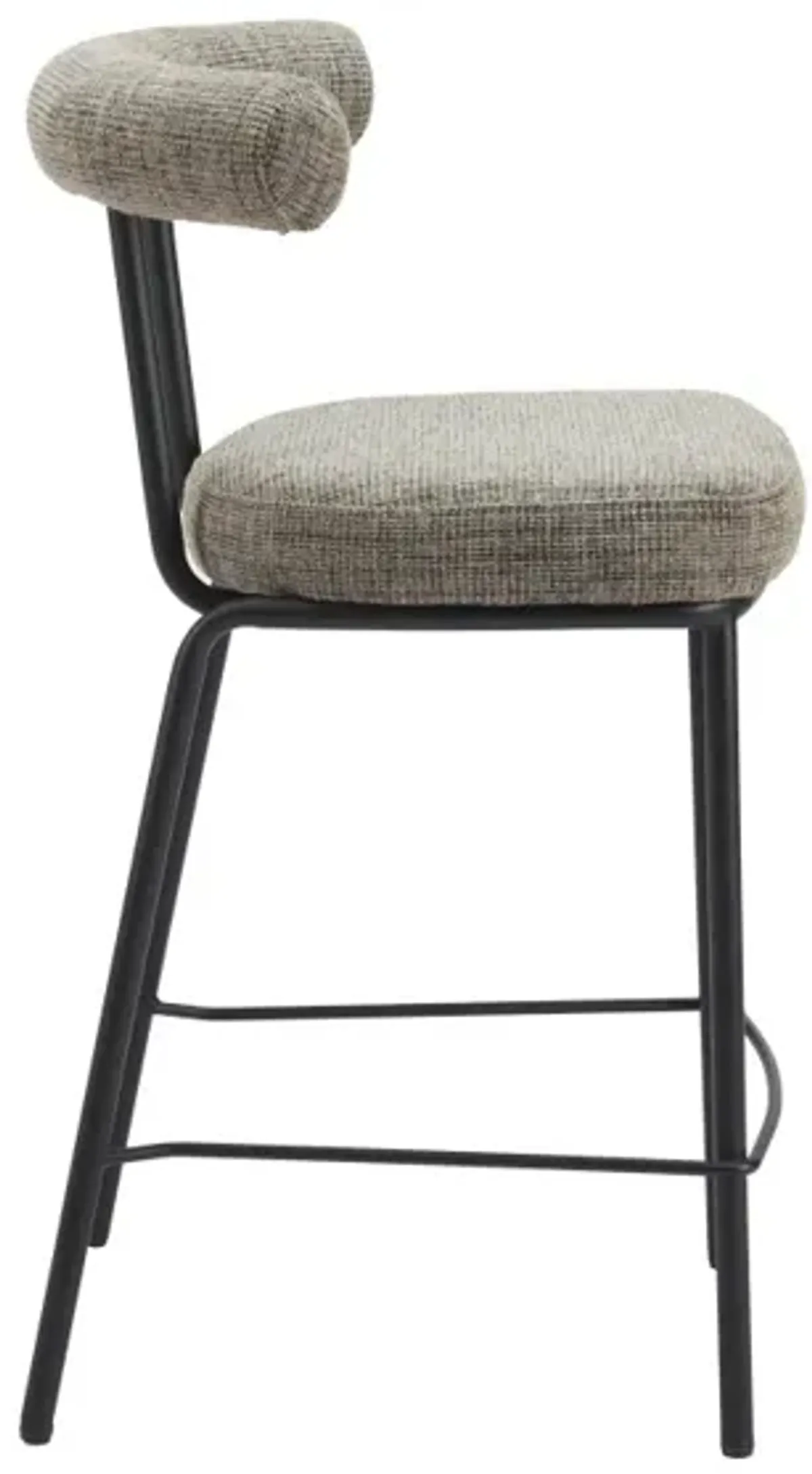 Kede Counter Stool Green Tweed