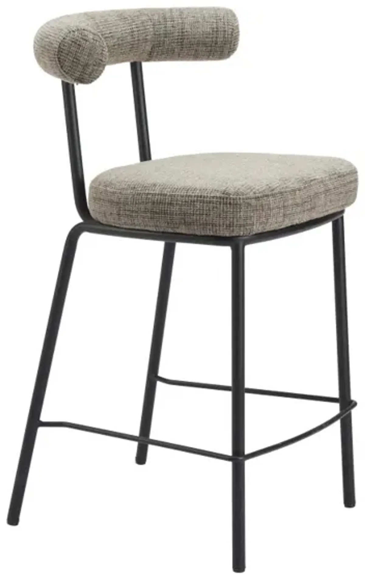 Kede Counter Stool Green Tweed