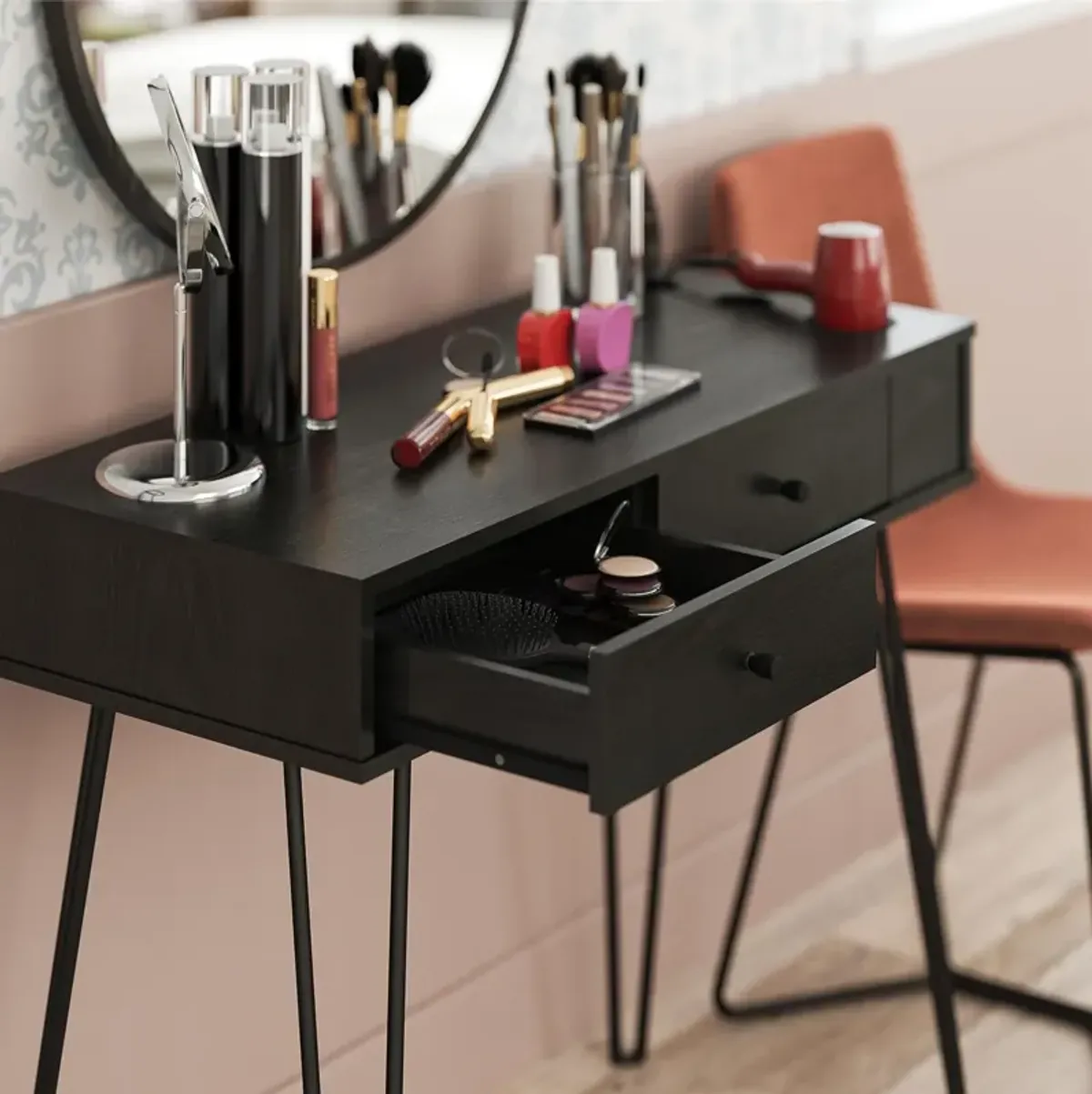 Novogratz Kimberly At Home Vanity with Drawers