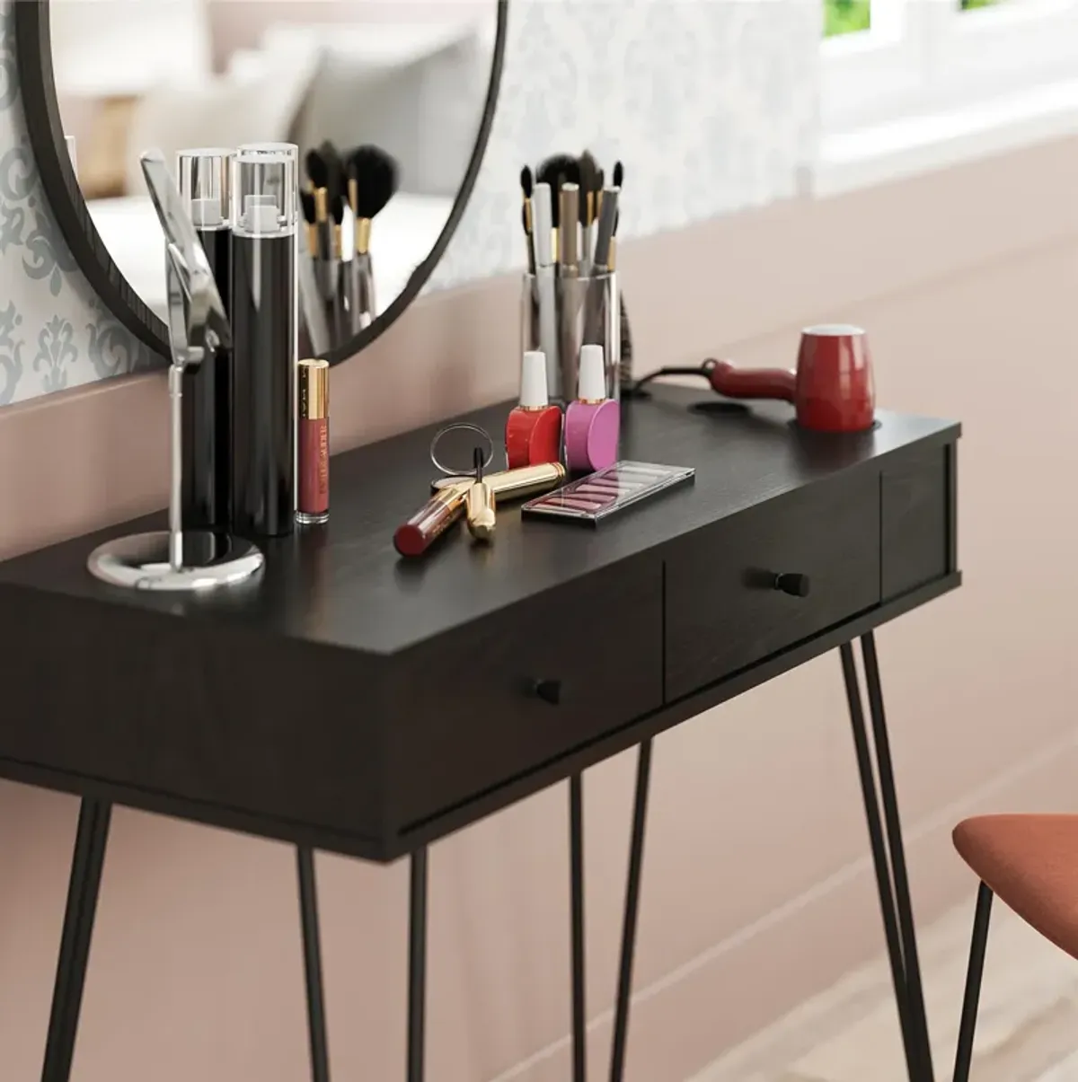 Novogratz Kimberly At Home Vanity with Drawers