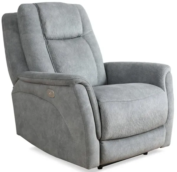 Parker Living Linus - Hudson Grey Zero Gravity Power Recliner