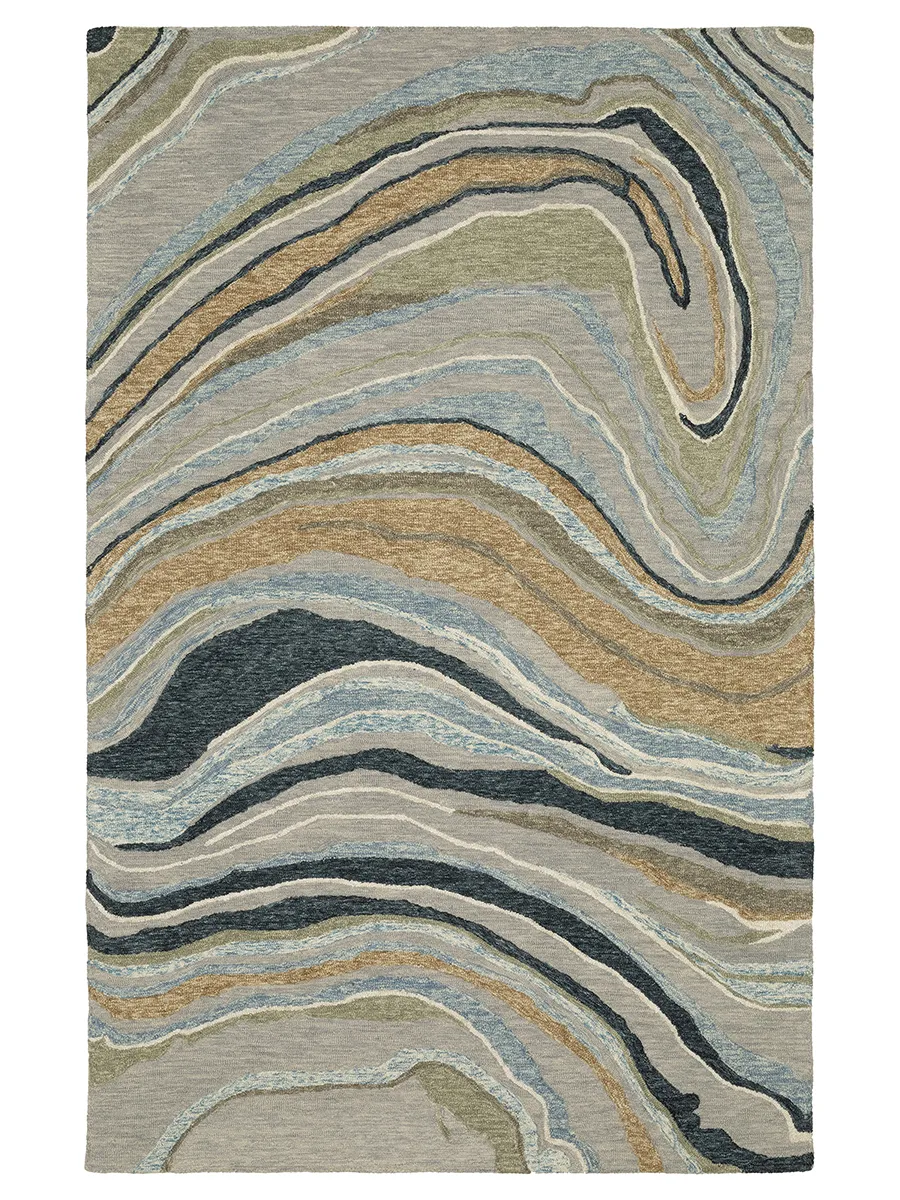 Kipton 2'6" x 8' Grey Rug