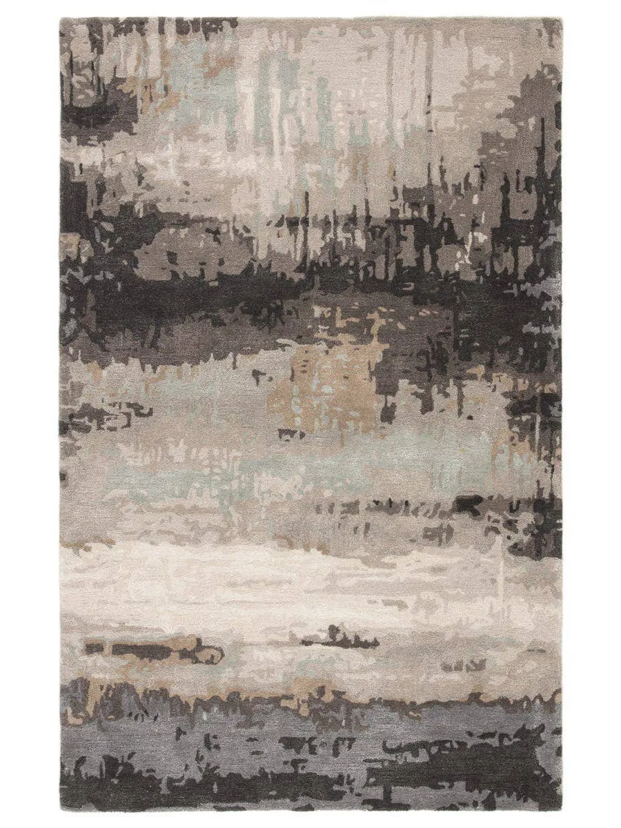 Genesis Benna Black 5' x 8' Rug