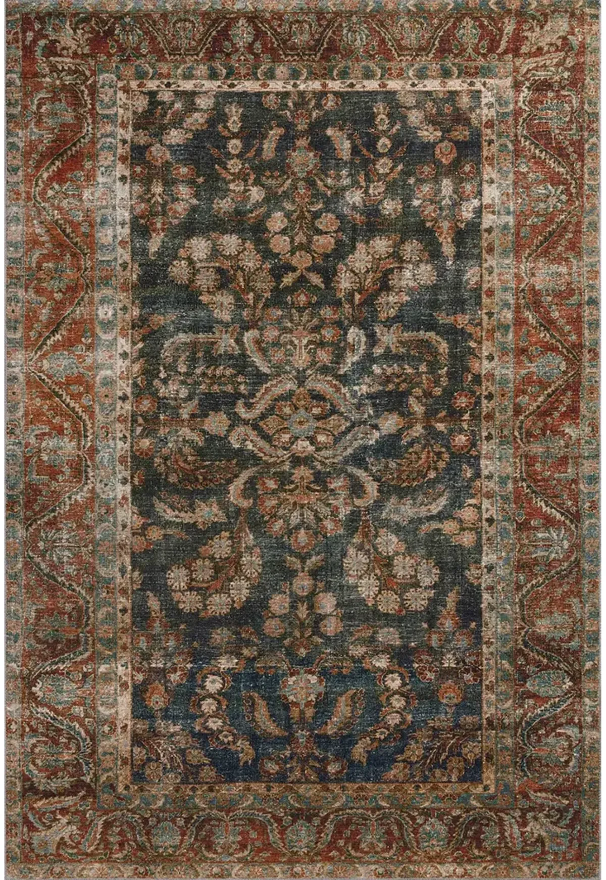 Jules Ocean/Spice 2'x5' Rug