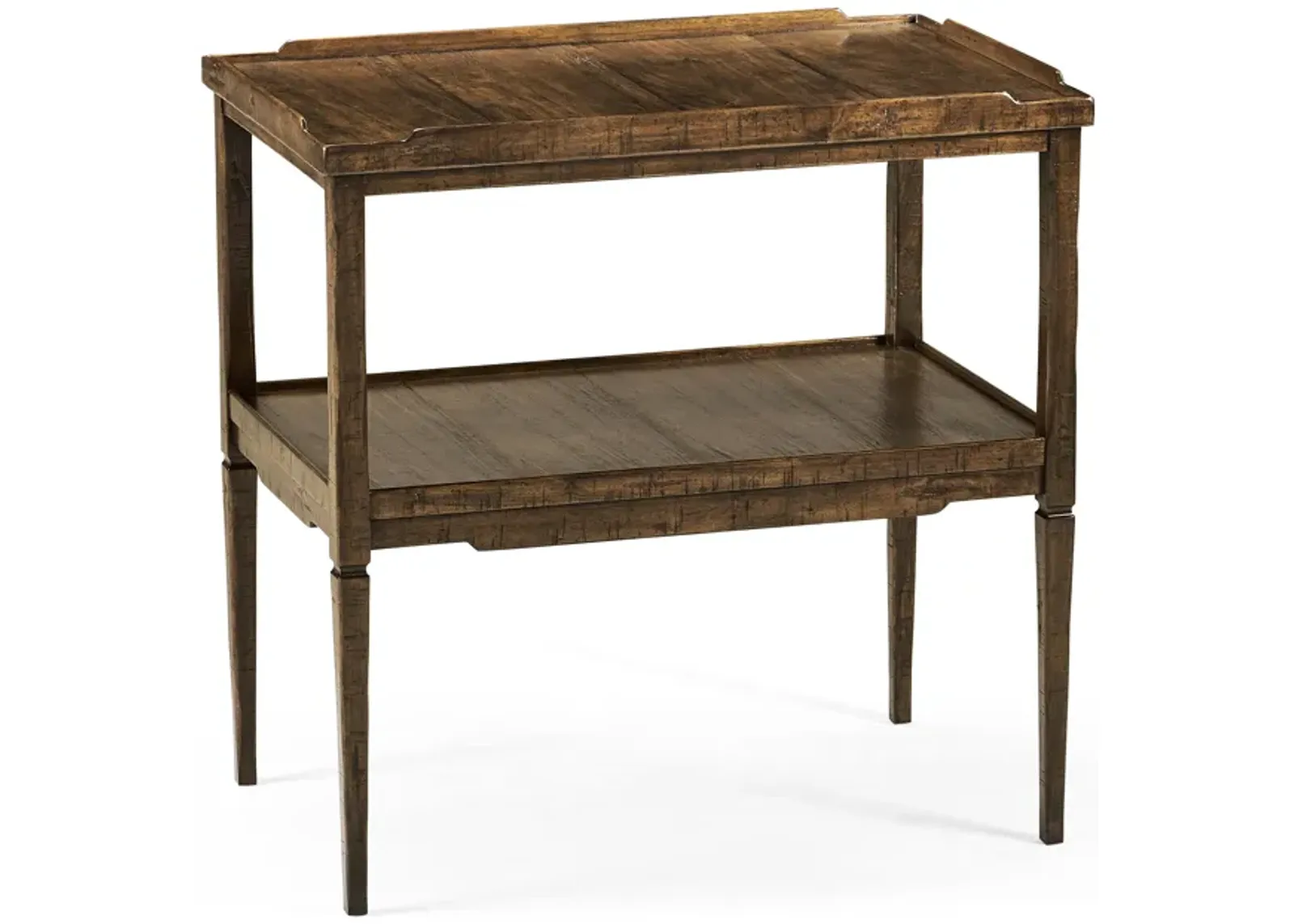 Country Walnut Side Table