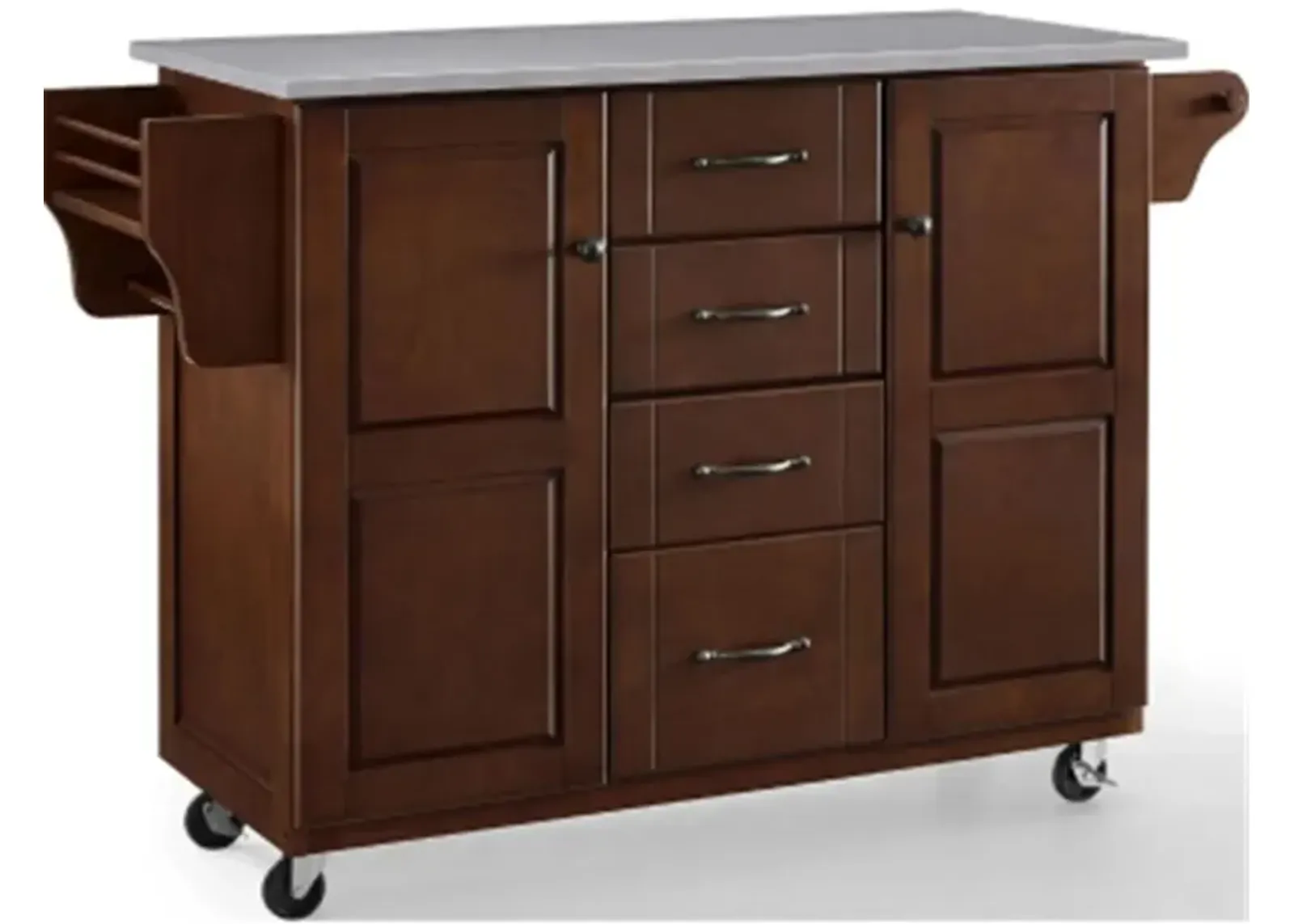 Crosley Eleanor Stainless Steel Top Kitchen Cart