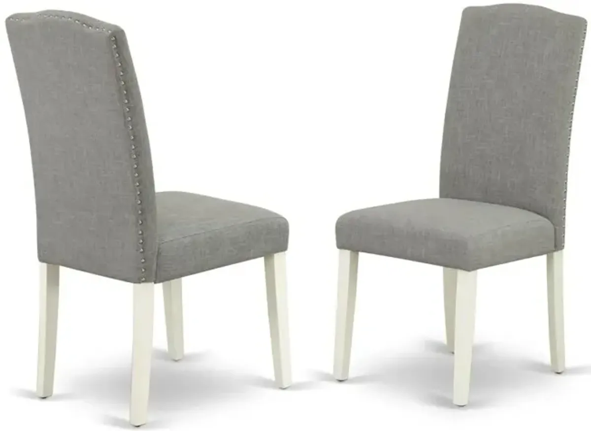 Dining Chair Linen White