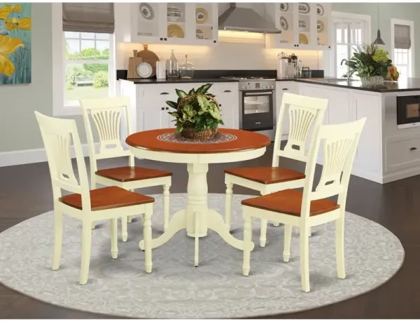 5 Pc Kitchen Table set-small Kitchen Table plus 4 Kitchen Dining Chairs