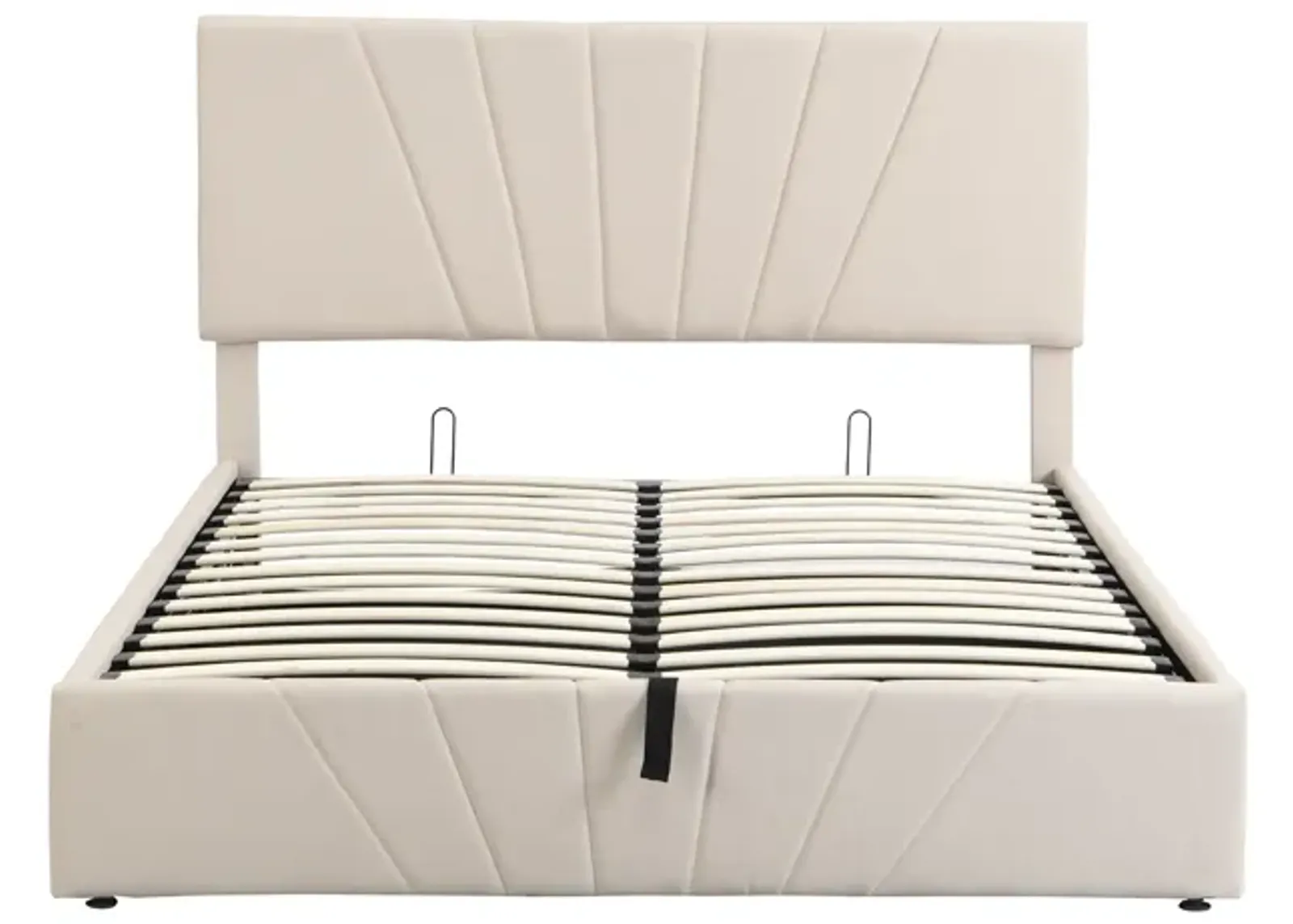 Merax Upholstered Platform Bed with Storage