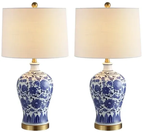 Jennifer Ceramic/Metal LED Table Lamp