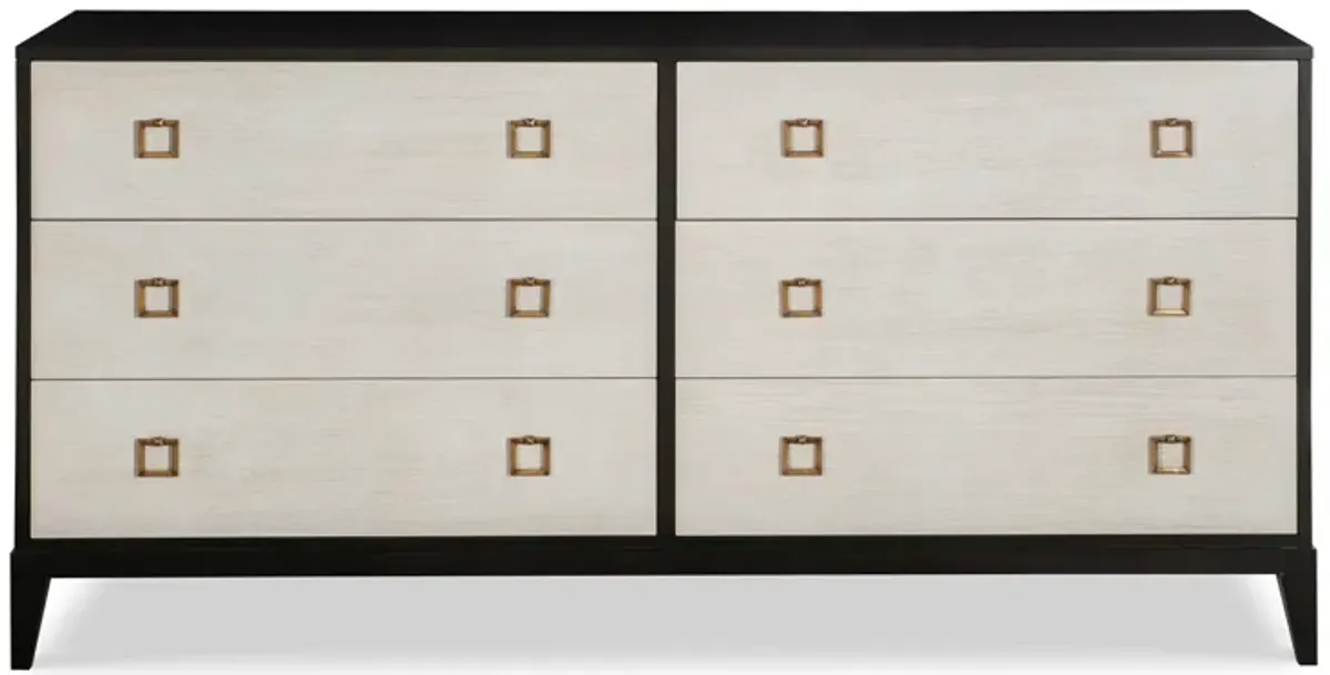 Six Drawer Low Dresser