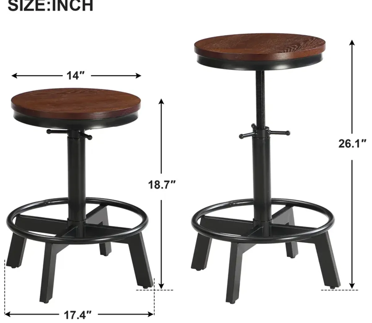 Retro Pub Stools Stylish, Durable, & Space-Saving