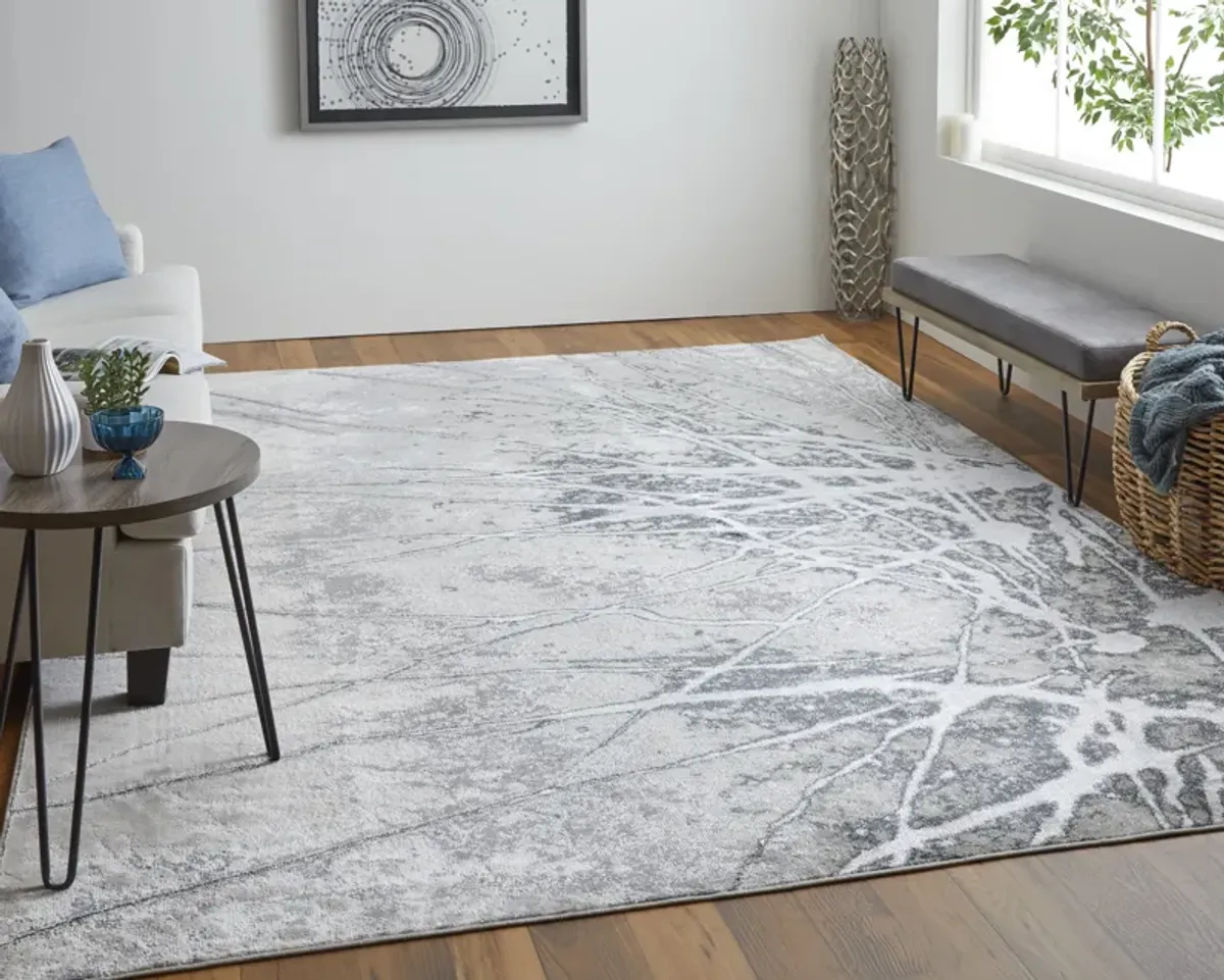 Astra 39L5F Gray/Silver/Ivory 3'11" x 6' Rug