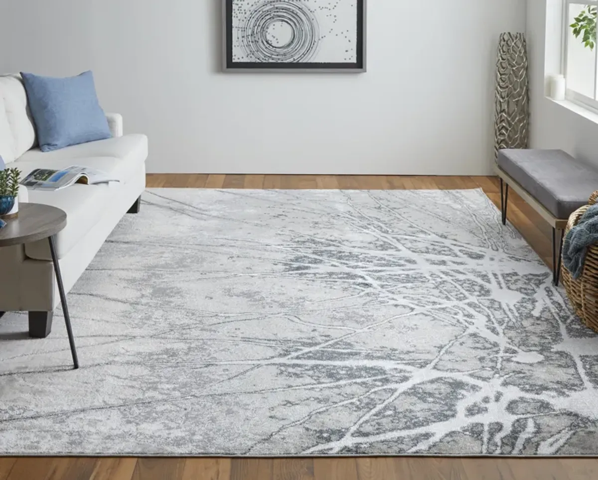 Astra 39L5F Gray/Silver/Ivory 3'11" x 6' Rug