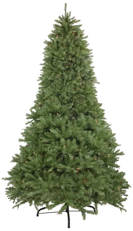 9' Pre-Lit Rockwood Pine Artificial Christmas Tree  Multi Lights