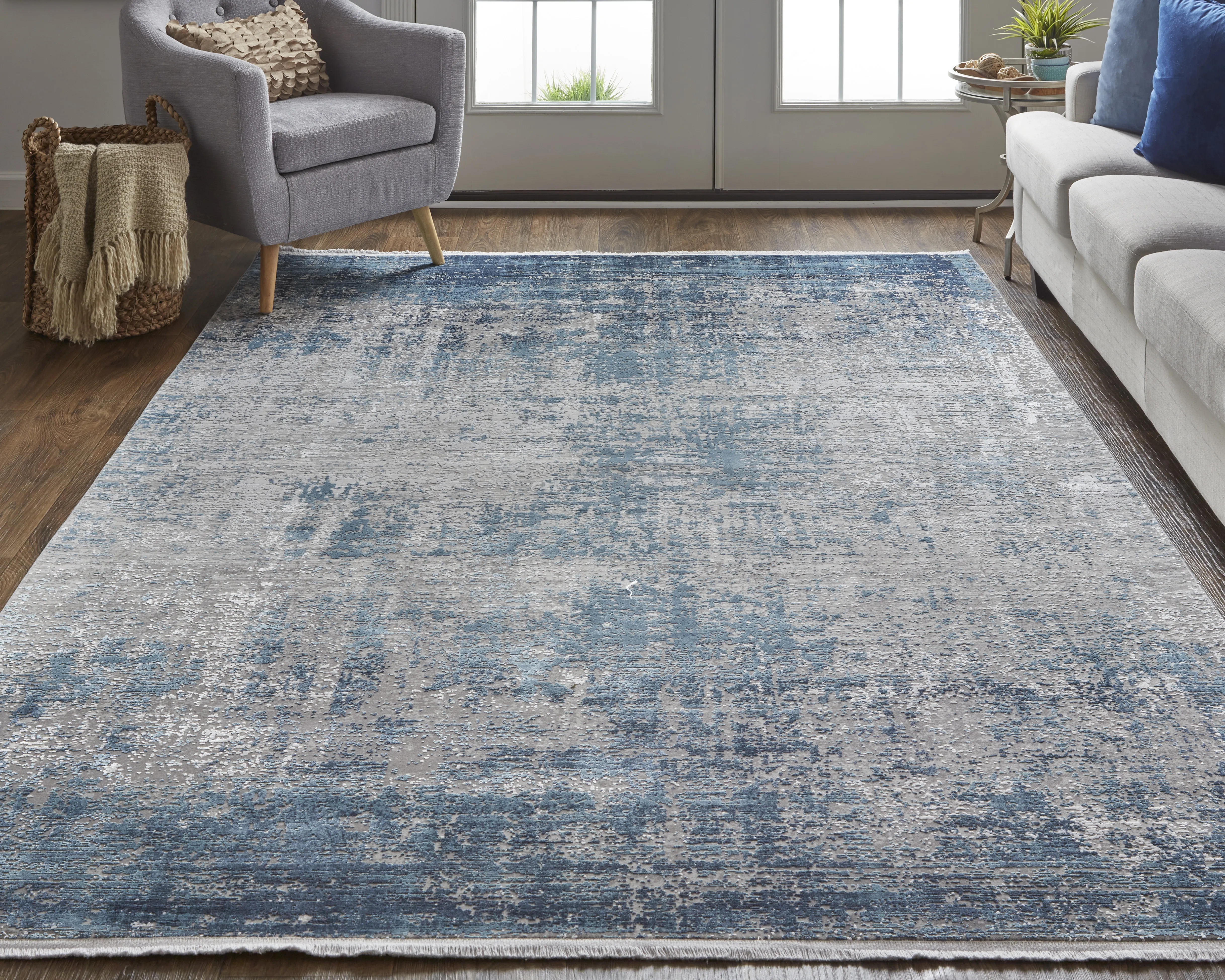 Cadiz 39FWF Blue/Gray/Silver 7'9" x 11' Rug