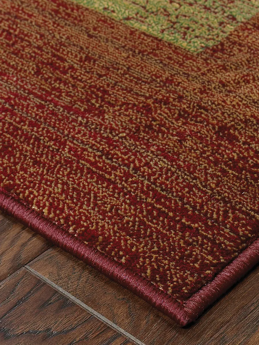 Kharma II 6'7" x 9'1" Green Rug