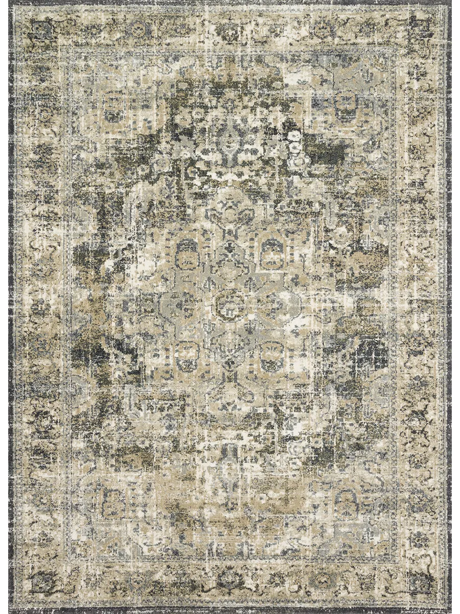 James Natural/Fog 11'6" x 15' Rug by Magnolia Home by Joanna Gaines