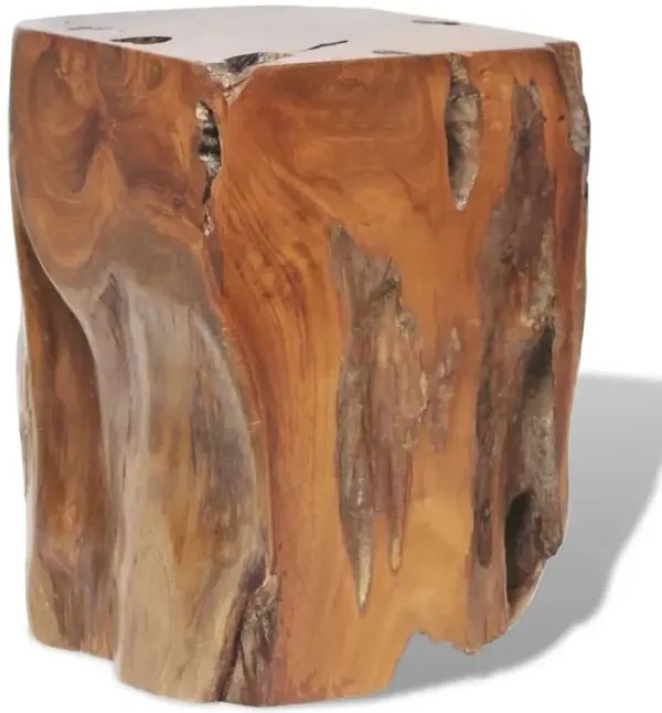 vidaXL Stool Solid Teak Wood