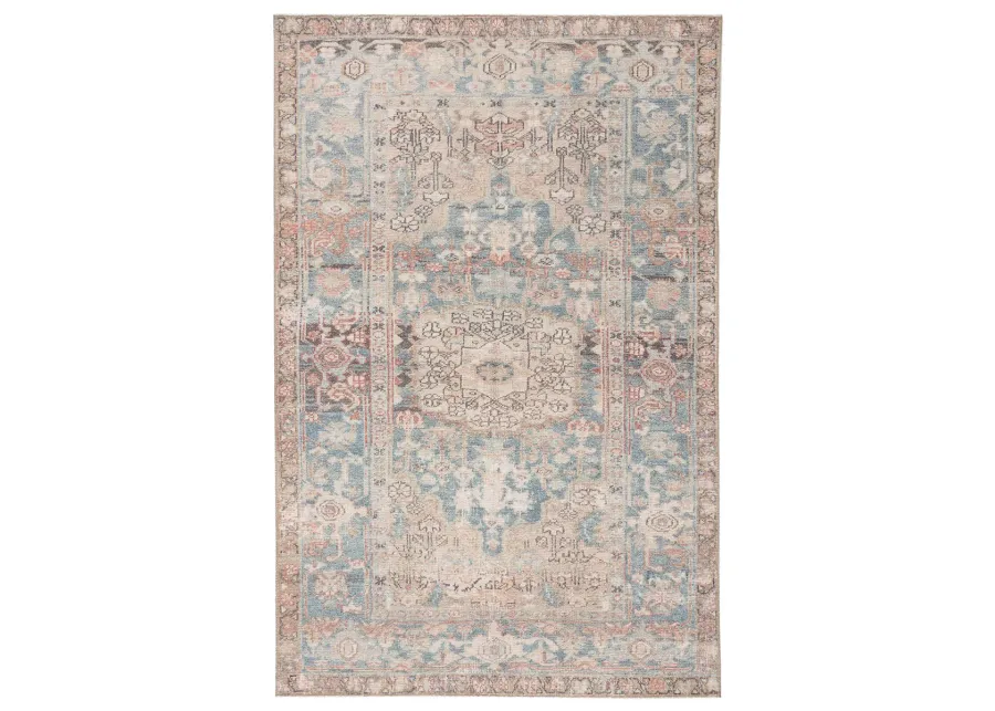 Kindred Geonna Blue 2'6" x 7'6" Runner Rug