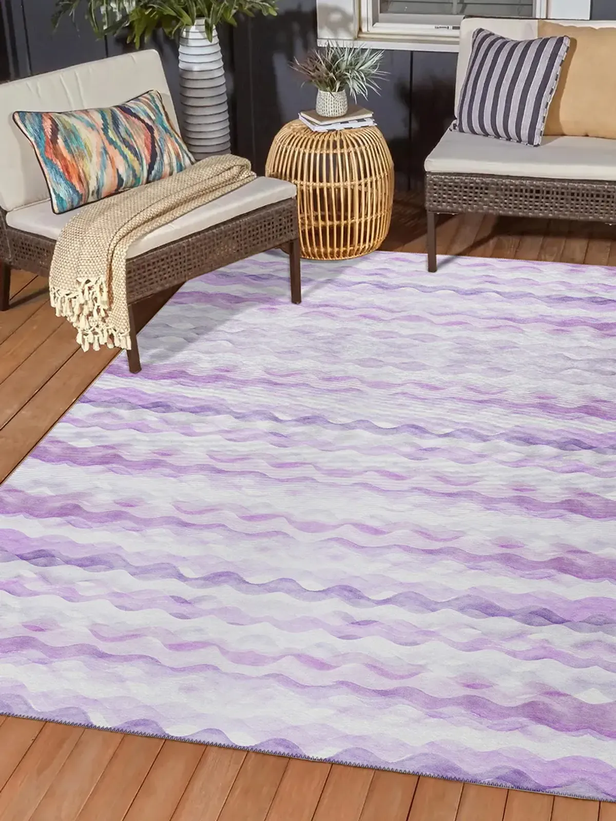 Seabreeze SZ16 Violet 5' x 7'6" Rug