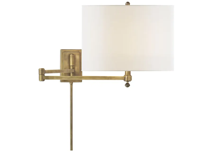 Hudson Swing Arm in Brass