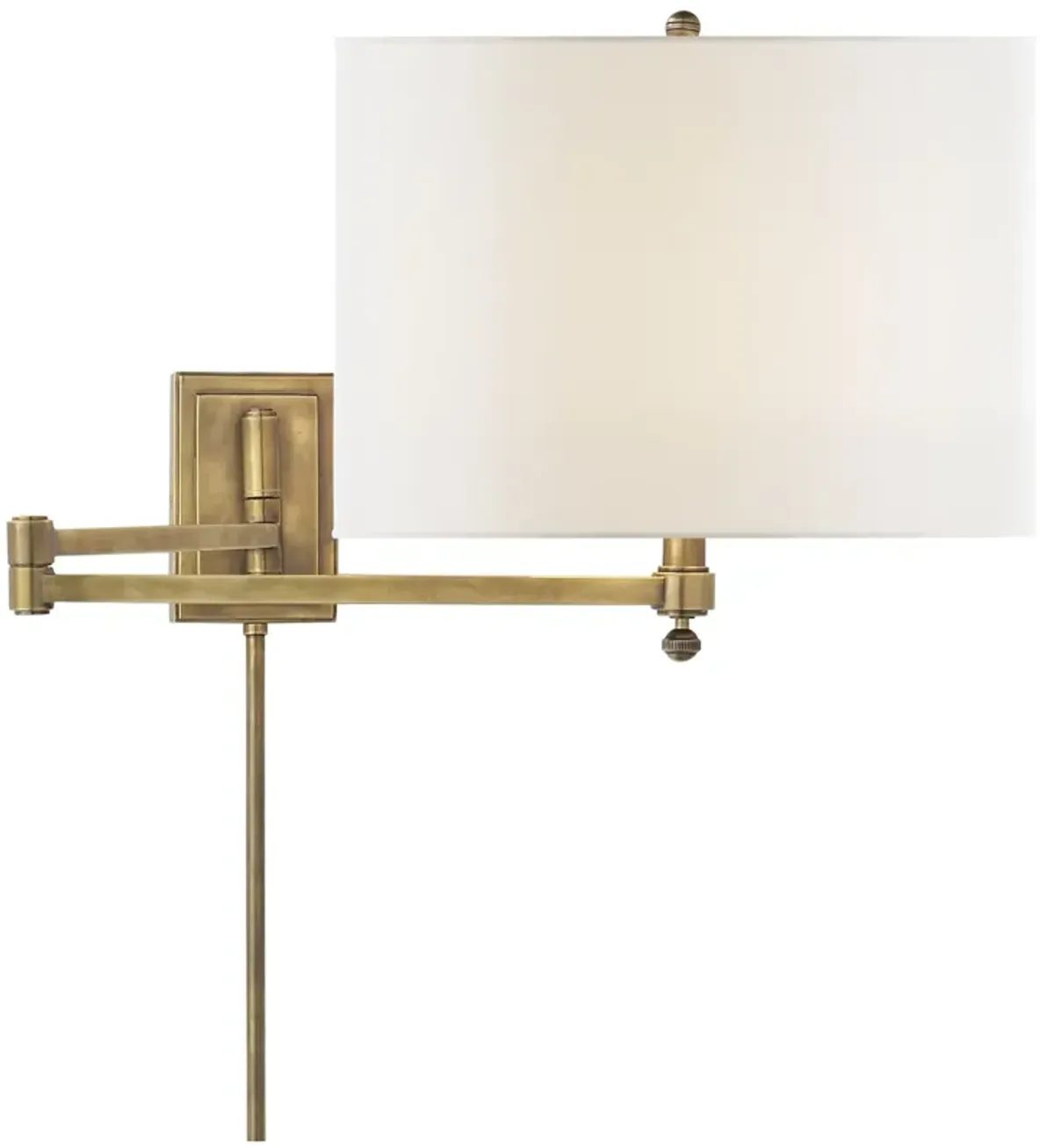 Hudson Swing Arm in Brass