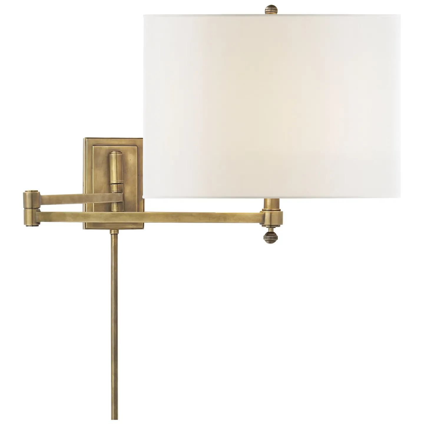 Hudson Swing Arm in Brass