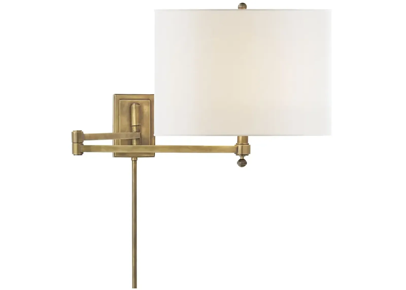 Hudson Swing Arm in Brass