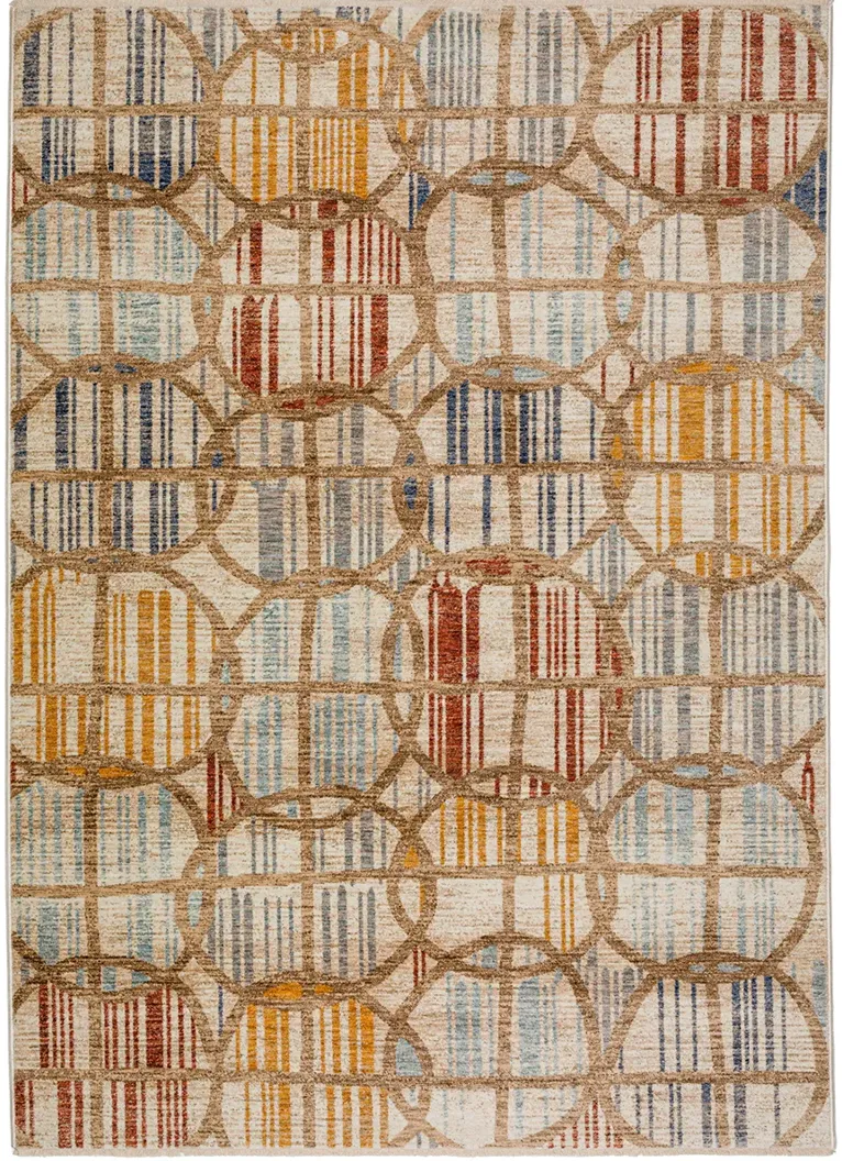 Neola NA12 Khaki 20" x 30" Rug