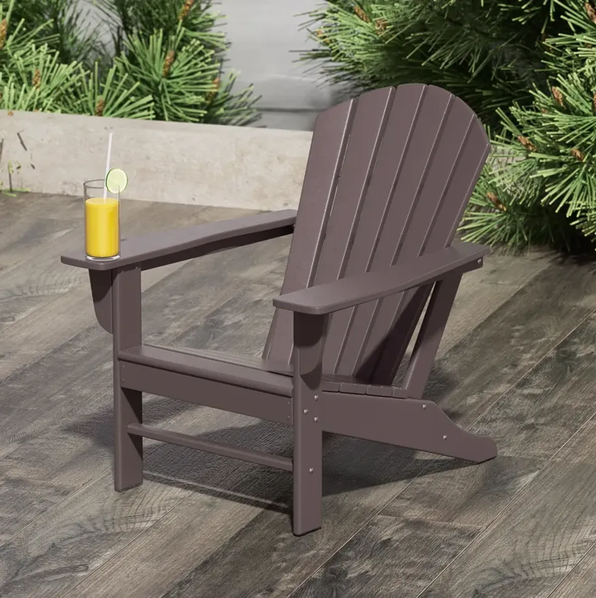 WestinTrends Outdoor Patio Adirondack Chair