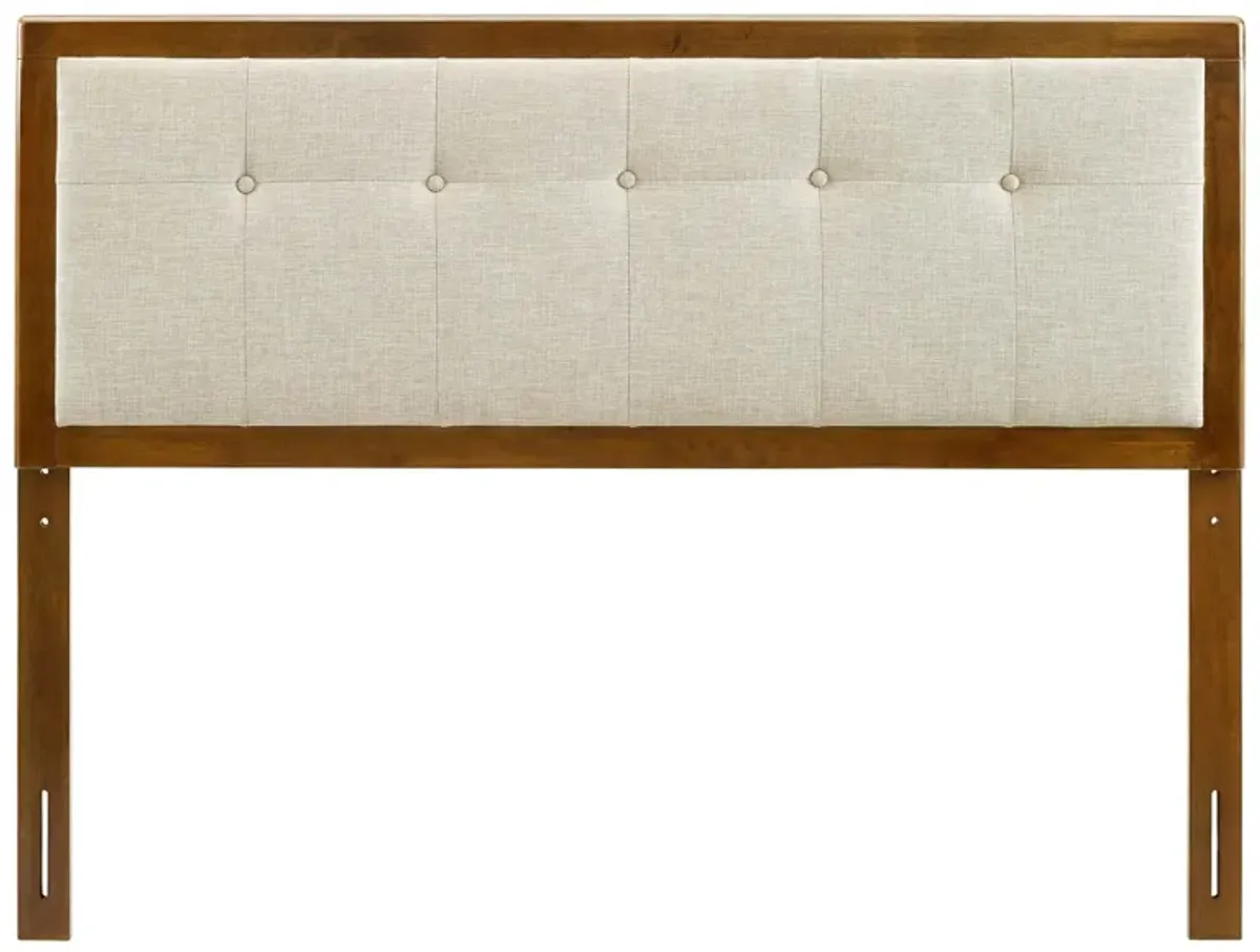 Modway - Draper Tufted Queen Fabric and Wood Headboard