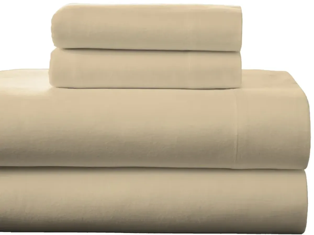 Pointehaven Superior Weight 175 GSM 100% Cotton Ashby Plaid Printed Flannel Deep Pocket 3 pc Sheet Set, Twin Extra Long