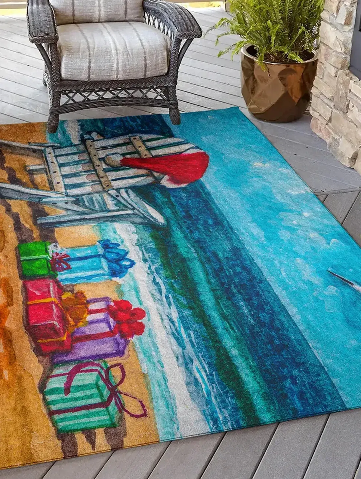 Wonderland WN9 Ocean 3' x 5' Rug