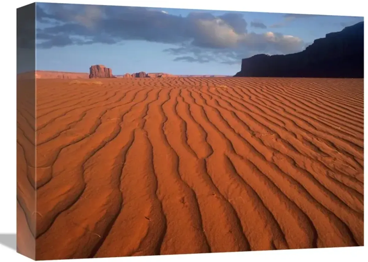 Sand dunes at Monument Valley Navajo Tribal Park, Arizona-Canvas Art-16x12