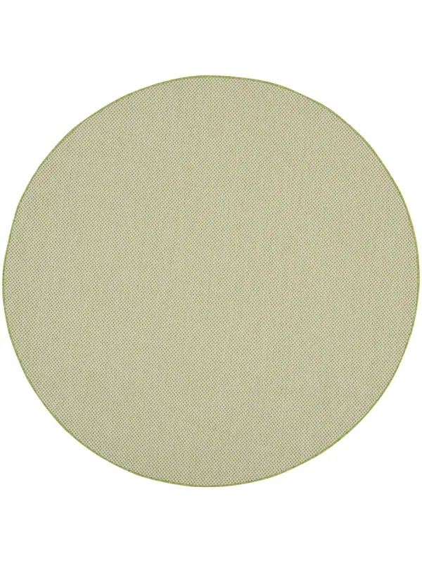 Courtyard COU01 Ivory/Green 8' x Round Rug