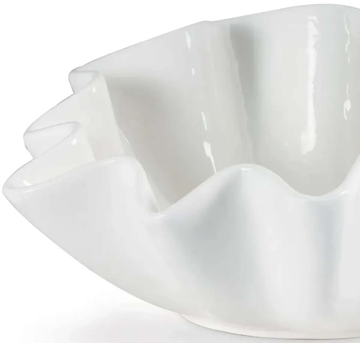 Ruffle Ceramic Bowl Medium