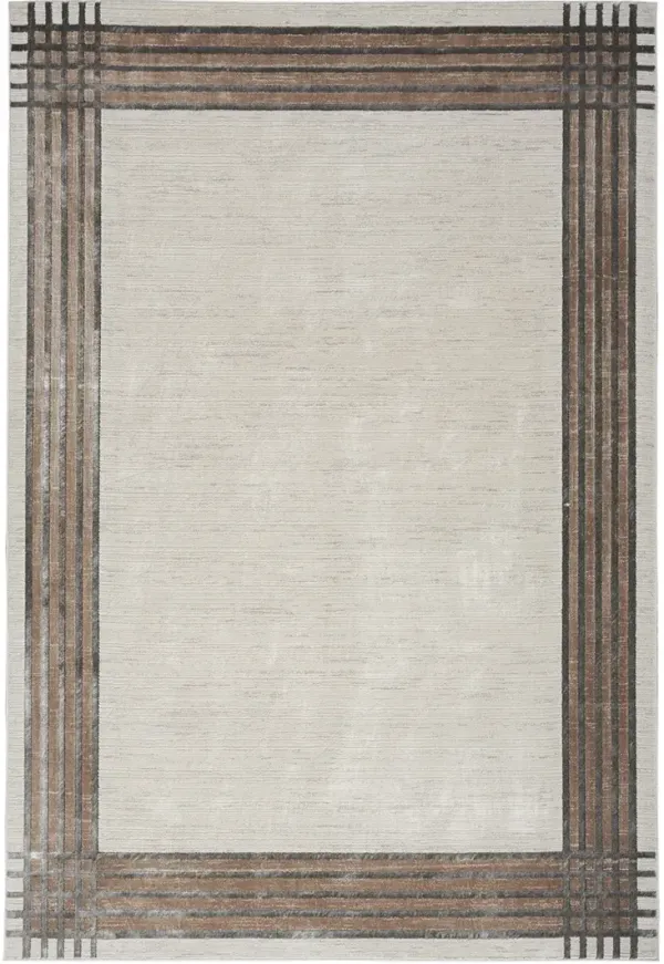 Desire DSR01 Ivory/Silver 3'11" x 5'11" Rug