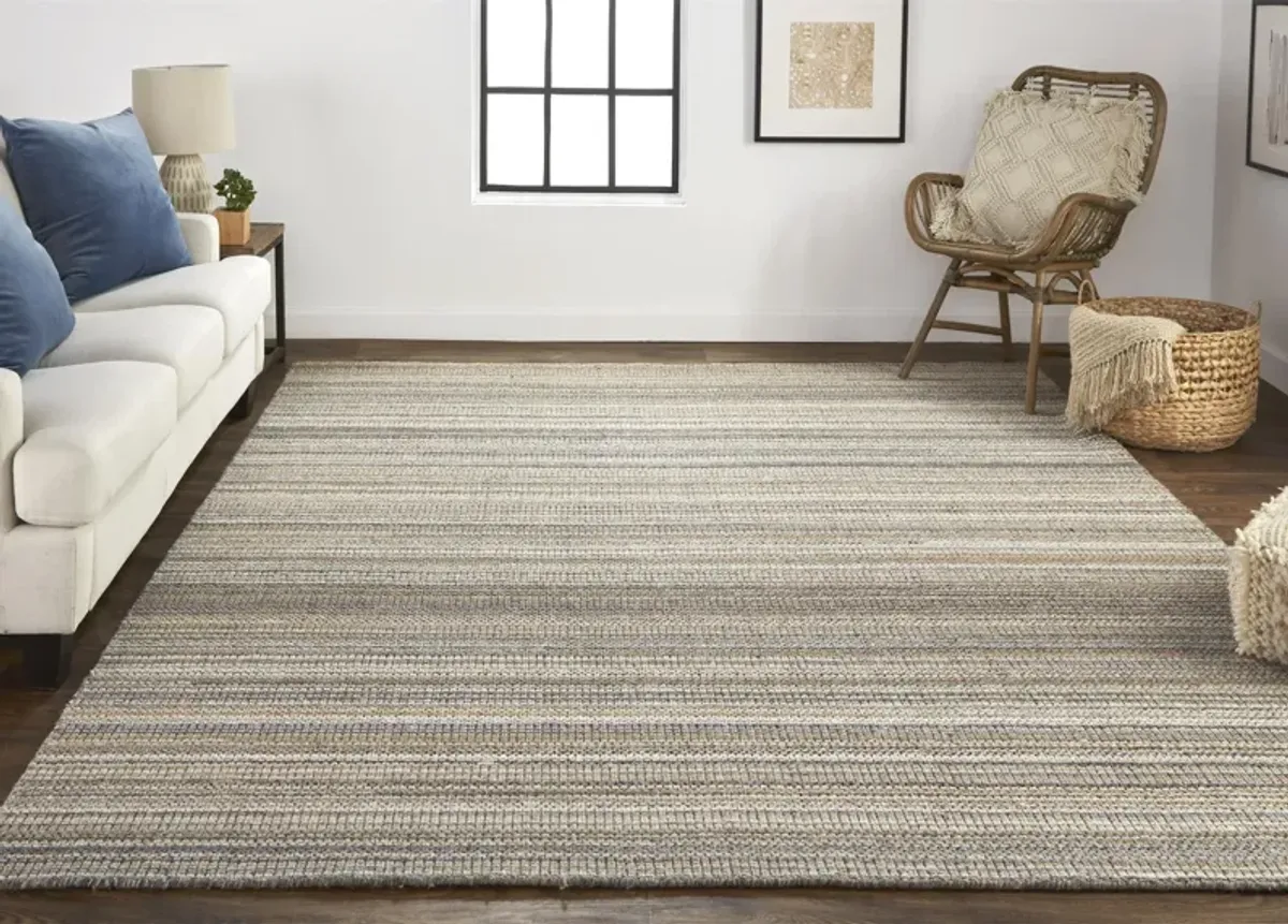 Keaton 8018F Brown/Taupe 5' x 8' Rug