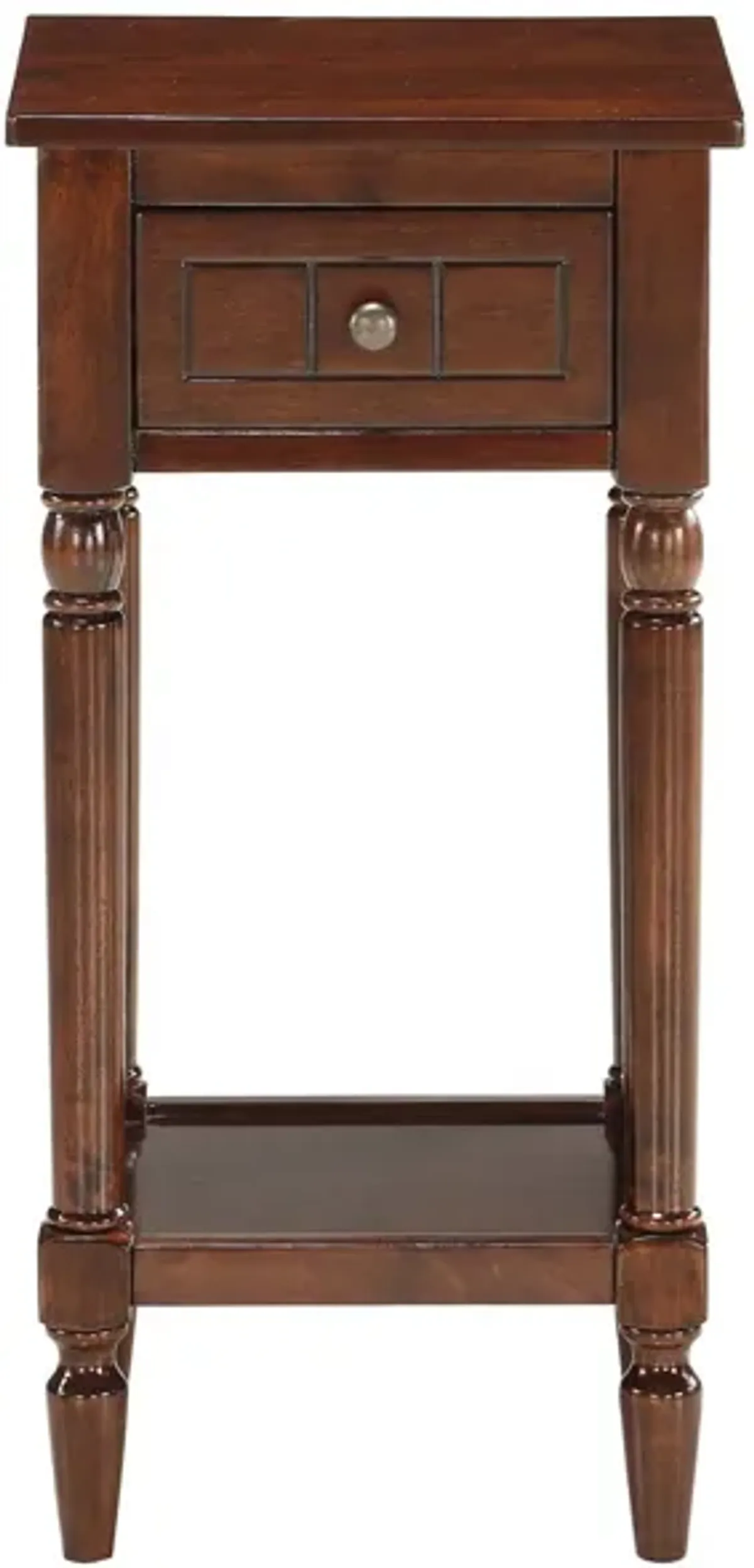 Convenience Concepts French Country Khloe 1 Drawer Accent Table with Shelf, Espresso