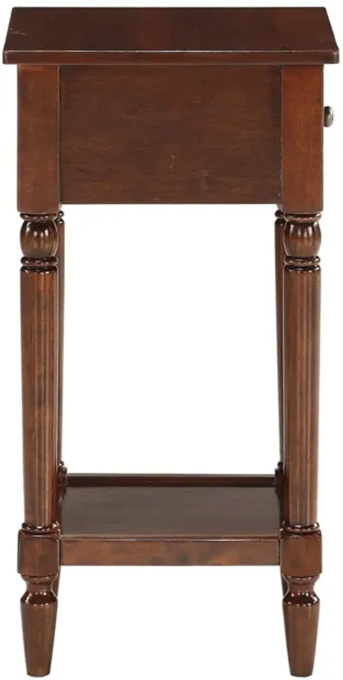 Convenience Concepts French Country Khloe 1 Drawer Accent Table with Shelf, Espresso