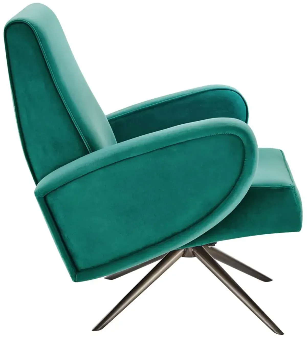 Superior Performance Velvet Swivel Chair