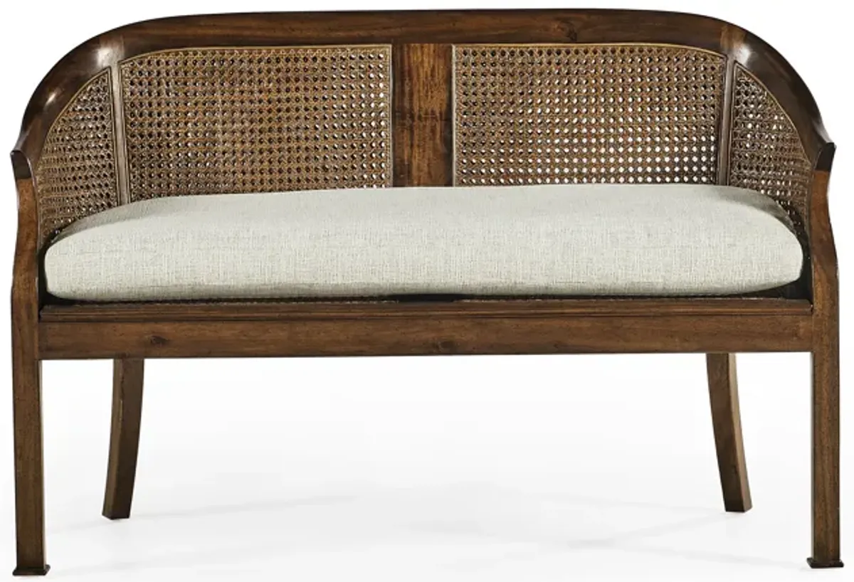 Walnut Salon Settee