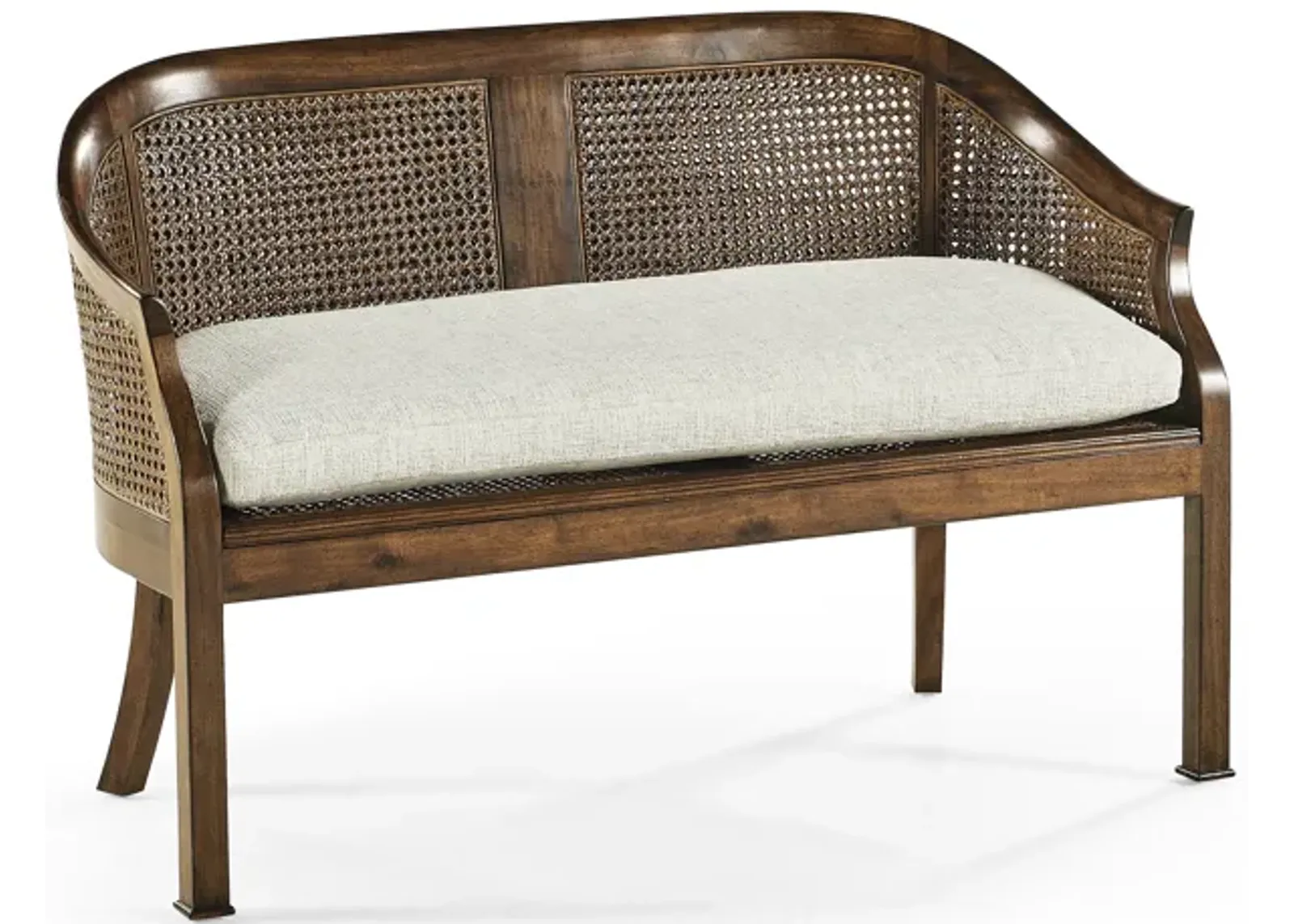 Walnut Salon Settee