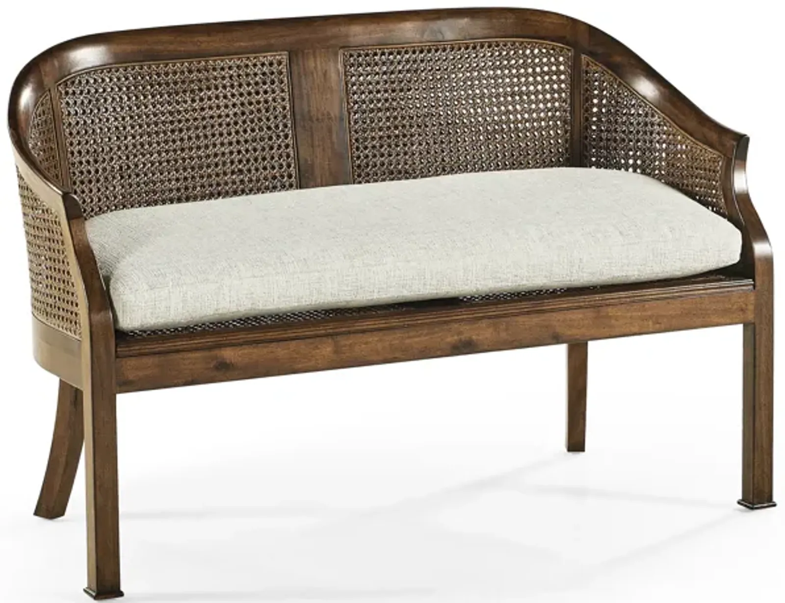 Walnut Salon Settee