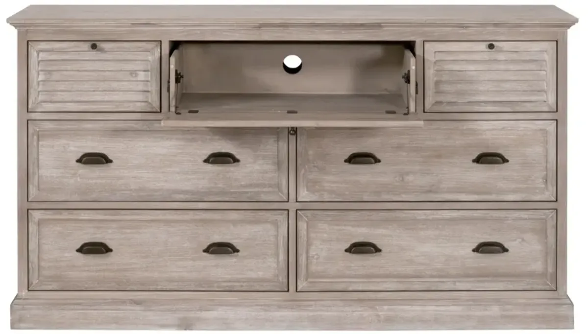 Eden 7-Drawer Media Dresser