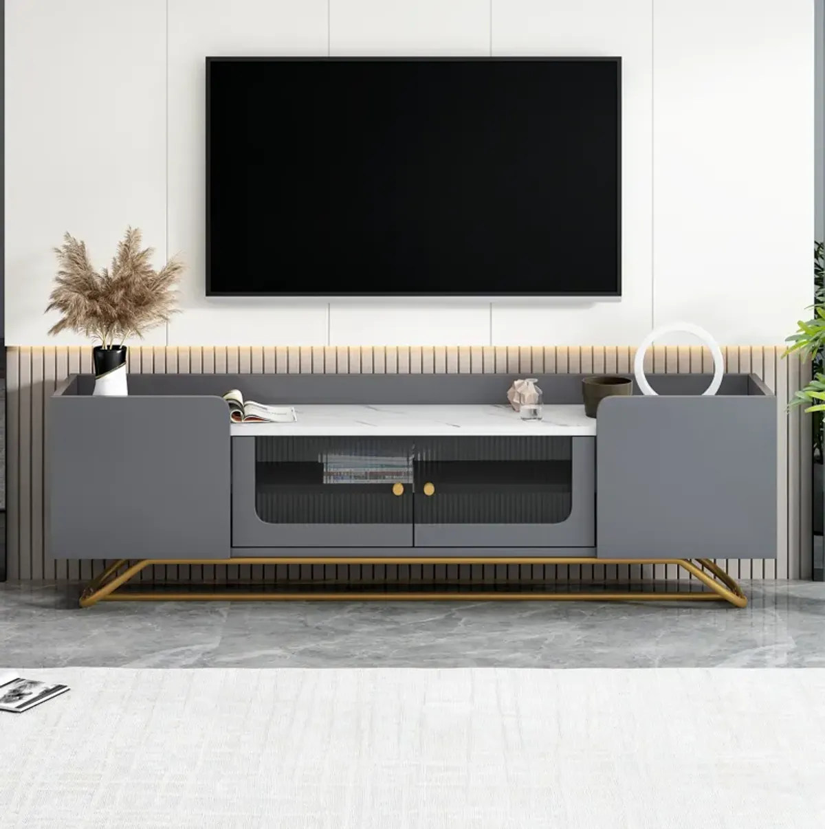 Merax Contemporary Entertainment Center TV Stand