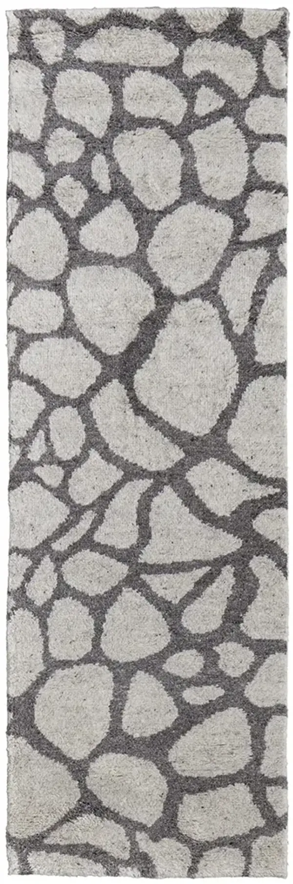 Belden T6001 Gray 2'6" x 8' Runner Rug By Thom Filcia