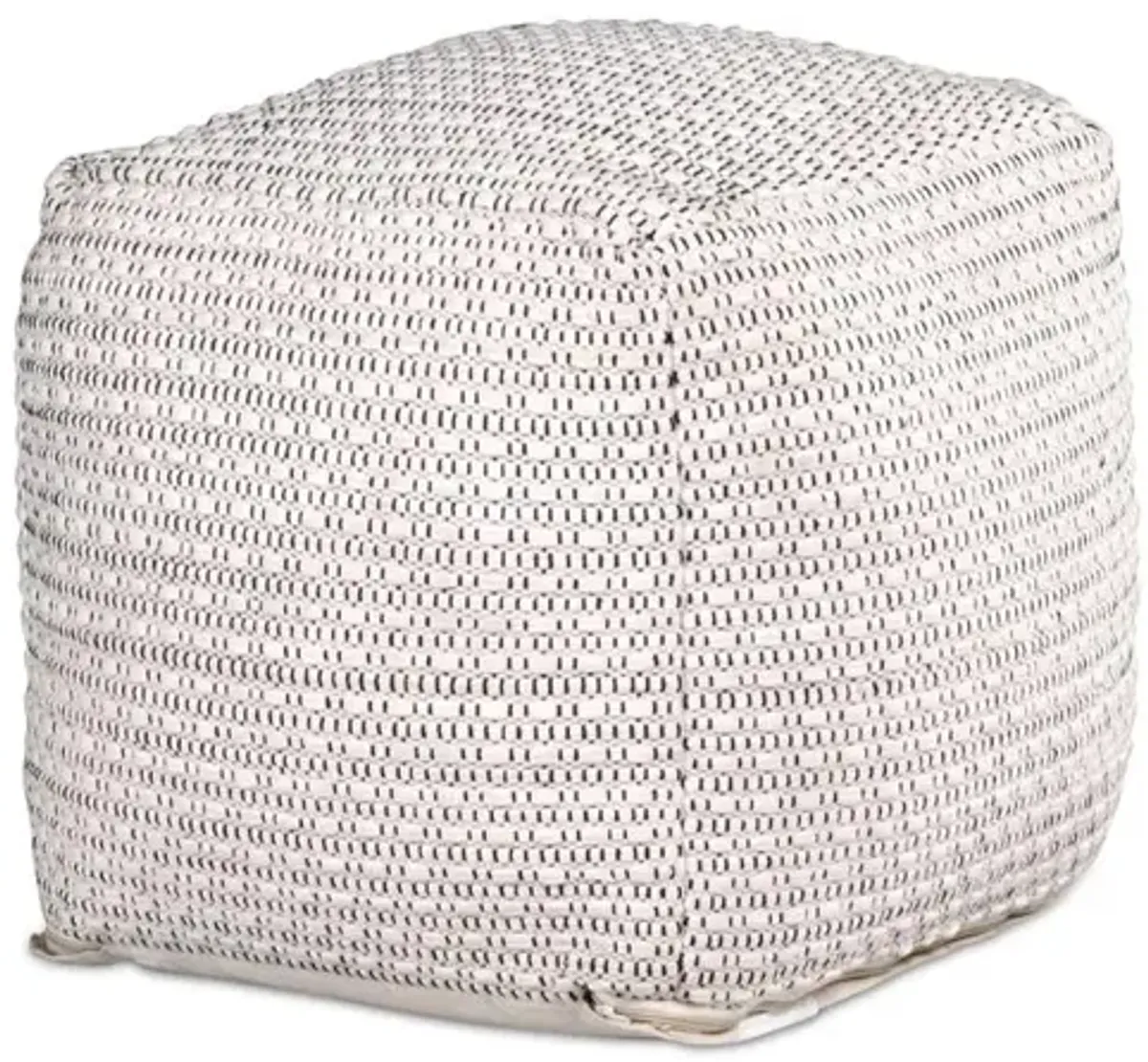 Hakim Square Handwoven  Pouf