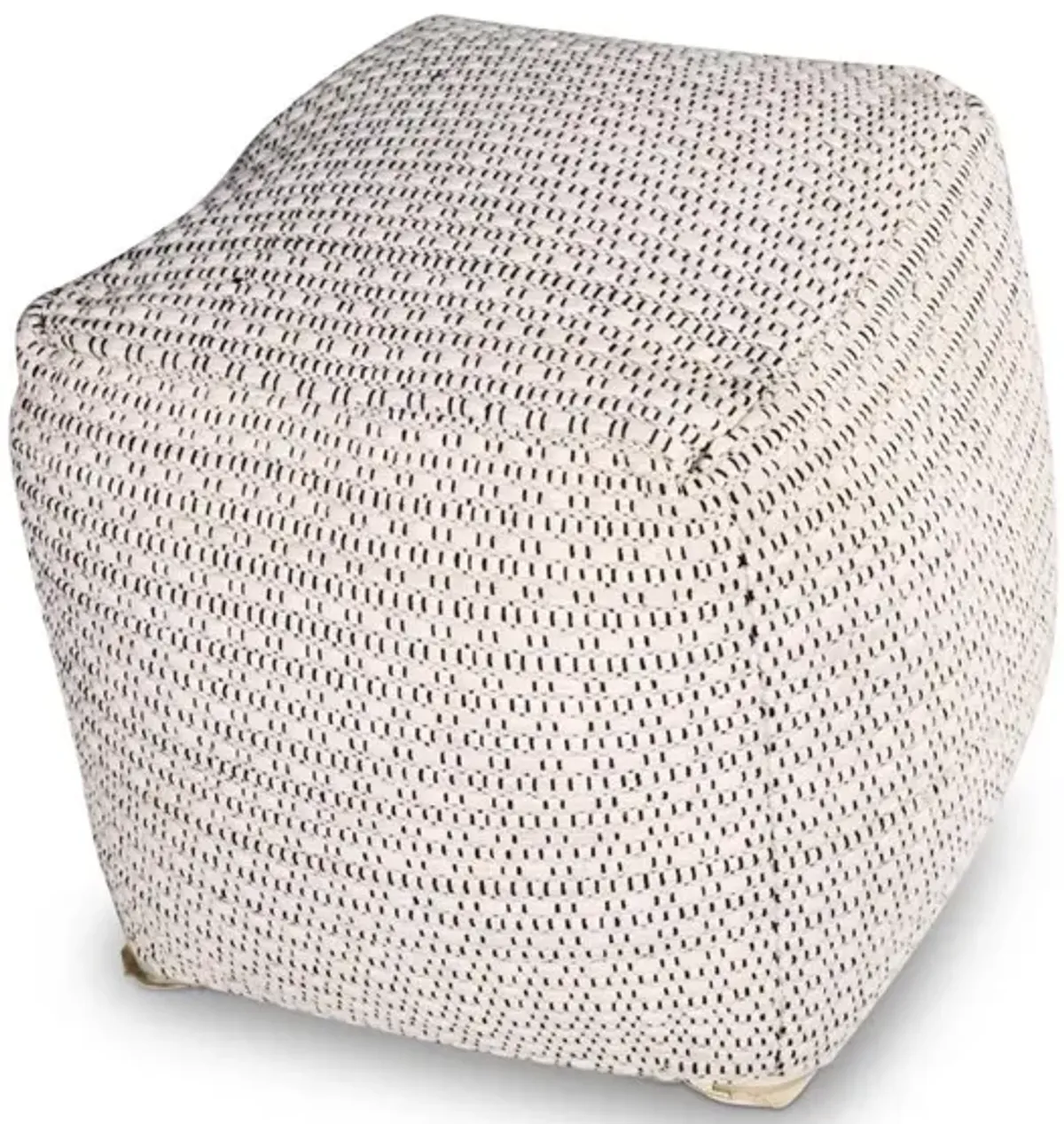 Hakim Square Handwoven  Pouf